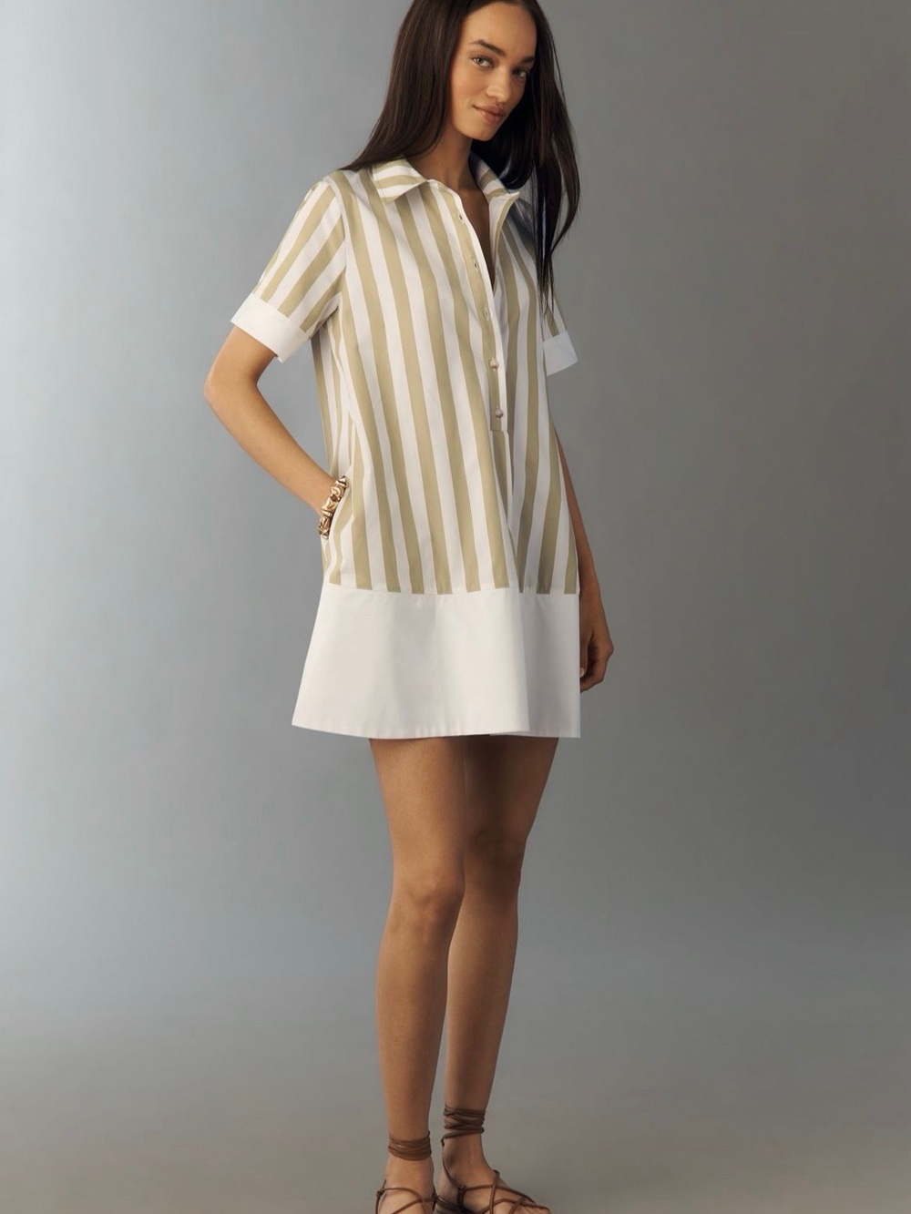 NWT Anthropologie Pollie Swing Tunic Mini Dress
